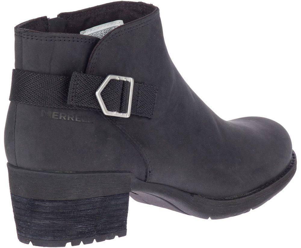 Merrell Boots Black - Shiloh II Bluff - Womens 94EZWOSLT